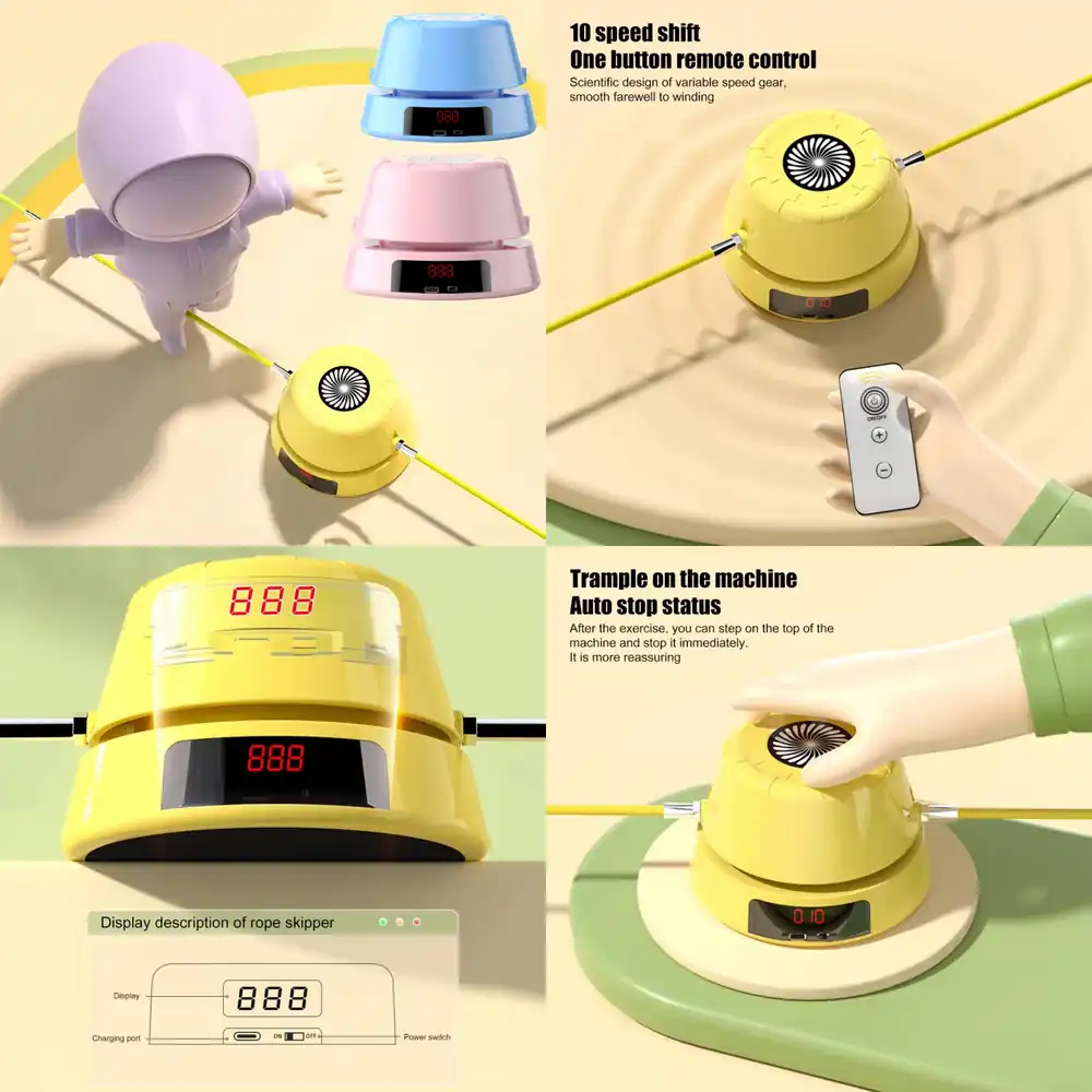 Home Gym For Kids - WAP01 Mesin Tali Lompat Elektrik Pintar