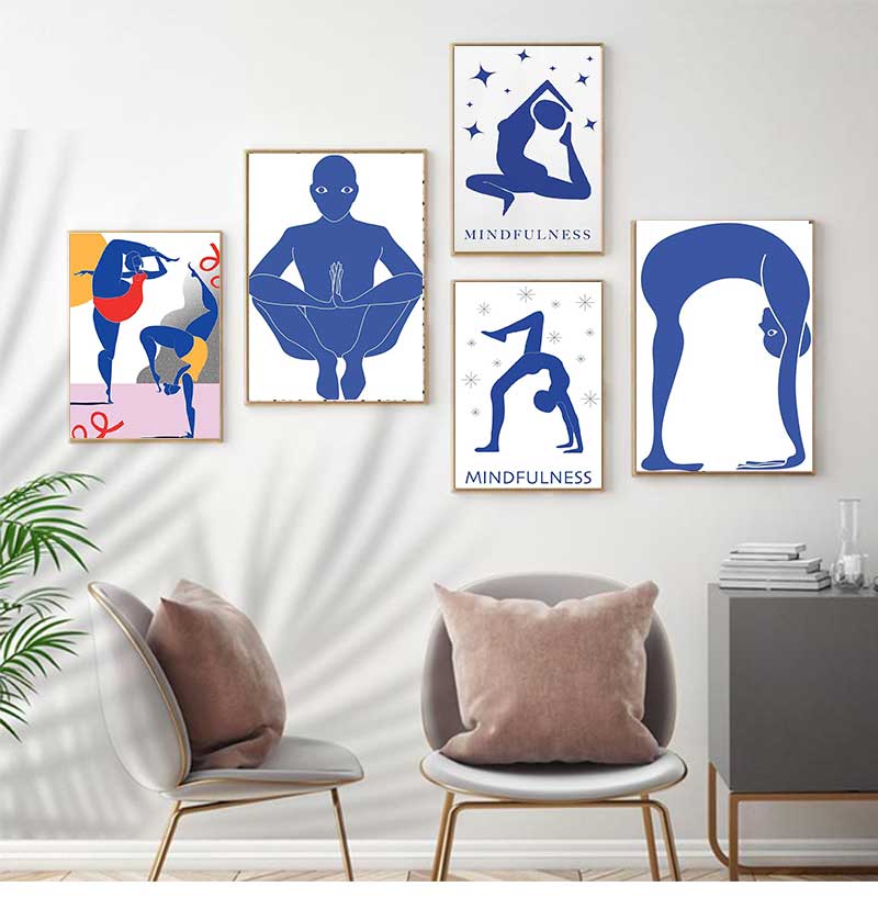 Home Gym Yoga Room - Rumah Latihan Gym Yoga Pose Poster