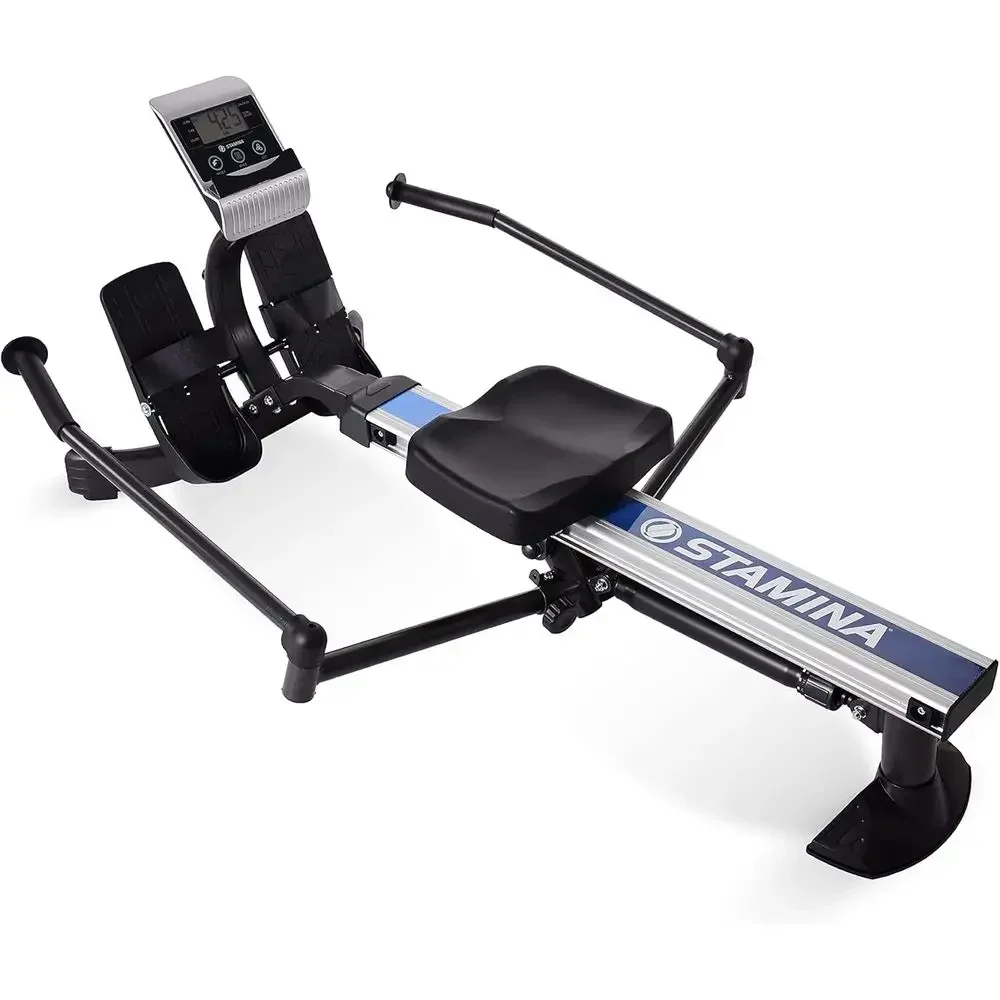 Home Gym Resistance Machine - Mesin Dayung Hidrolik, Resistensi 250 lbs,