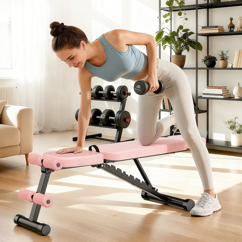 Home Gym Foldable - Bangku Angkat Beban 9 Posisi yang