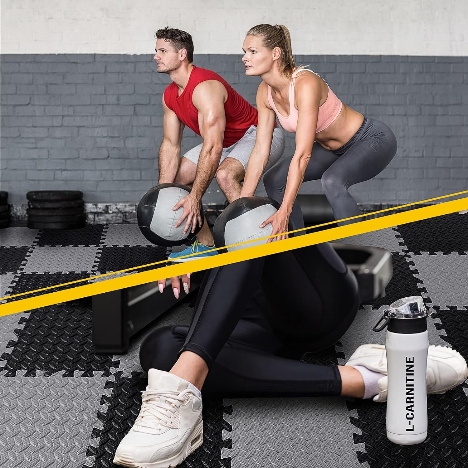 8/16 Buah Tikar Lantai Gym EVA - Home Gym Floor ulasan dan harga