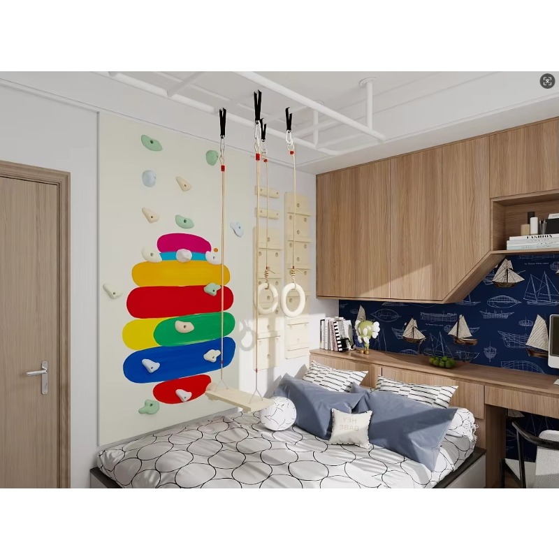 Dinding Panjat Kayu Lapis Indo - Home Gym For Kids ulasan dan harga