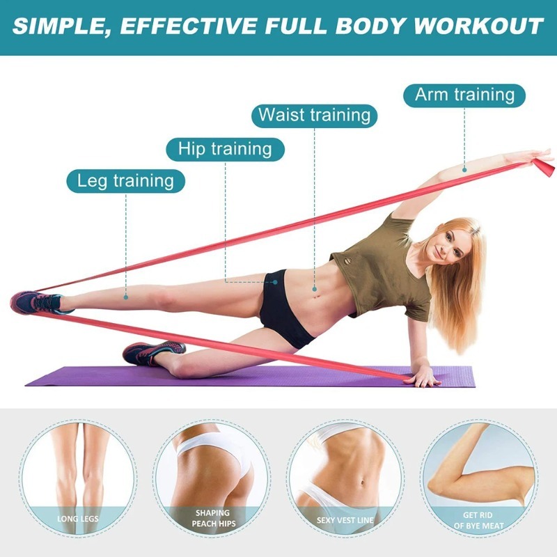 Pita Latihan Lateks Alami, Pit - Home Gym Resistance Machine ulasan dan harga