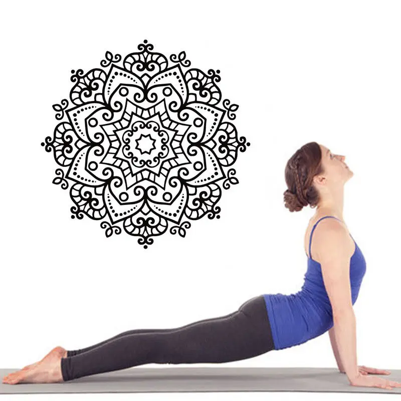 Yoga Hindu Buddha Stiker Dindi - Home Gym Yoga Room ulasan dan harga