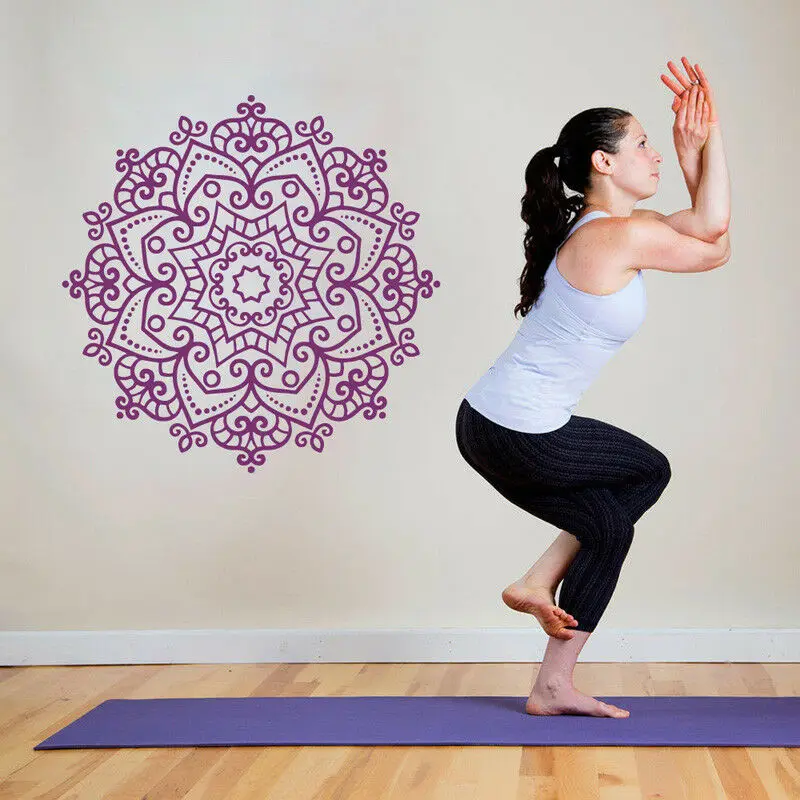 Yoga Hindu Buddha Stiker Dindi - Home Gym Yoga Room ulasan dan harga
