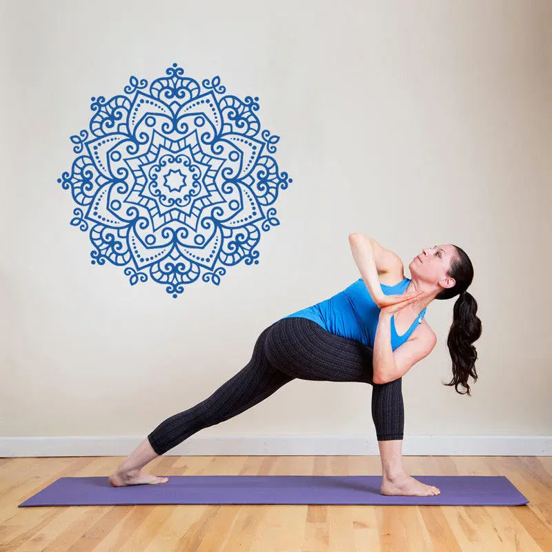 Yoga Hindu Buddha Stiker Dindi - Home Gym Yoga Room ulasan dan harga