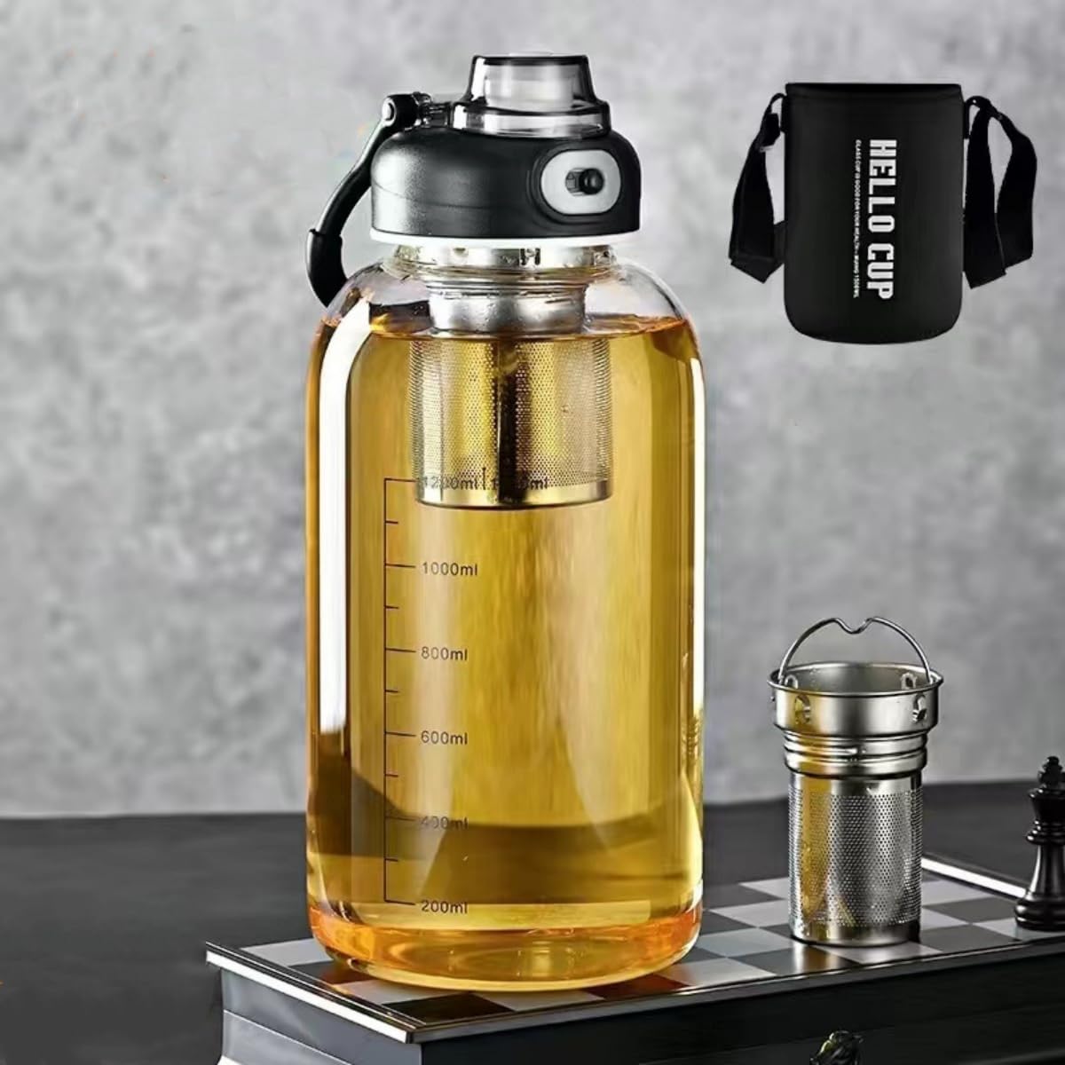 Gelas Teh dengan Infuser - Bot - Home Gym Kettler ulasan dan harga