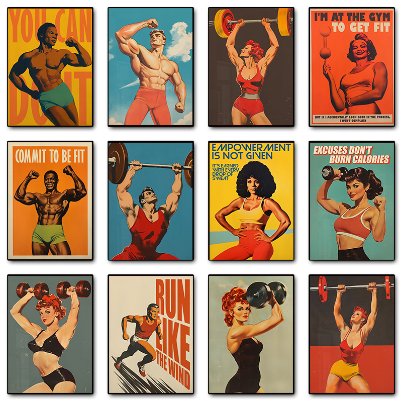 Retro Gym Bodybuilder wanita b - Home Gym Dumbbell Workout ulasan dan harga