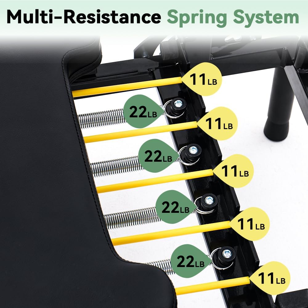 Mesin Pilates Reformer Lipat,  - Home Gym Resistance Machine ulasan dan harga