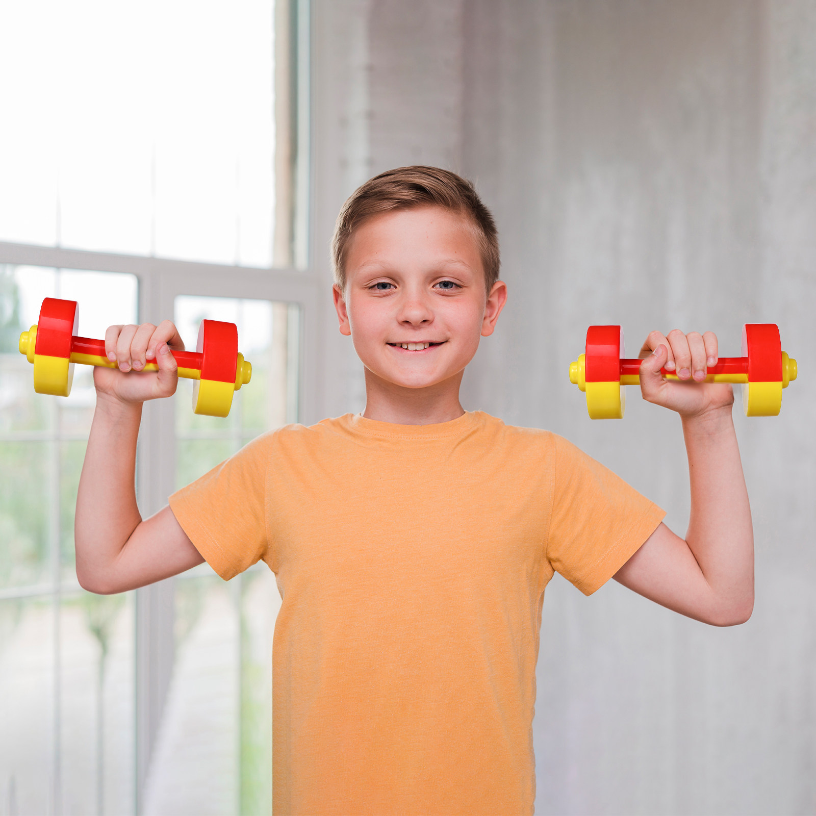 1 Pasang Alat Fitness Anak-ana - Home Gym For Kids ulasan dan harga