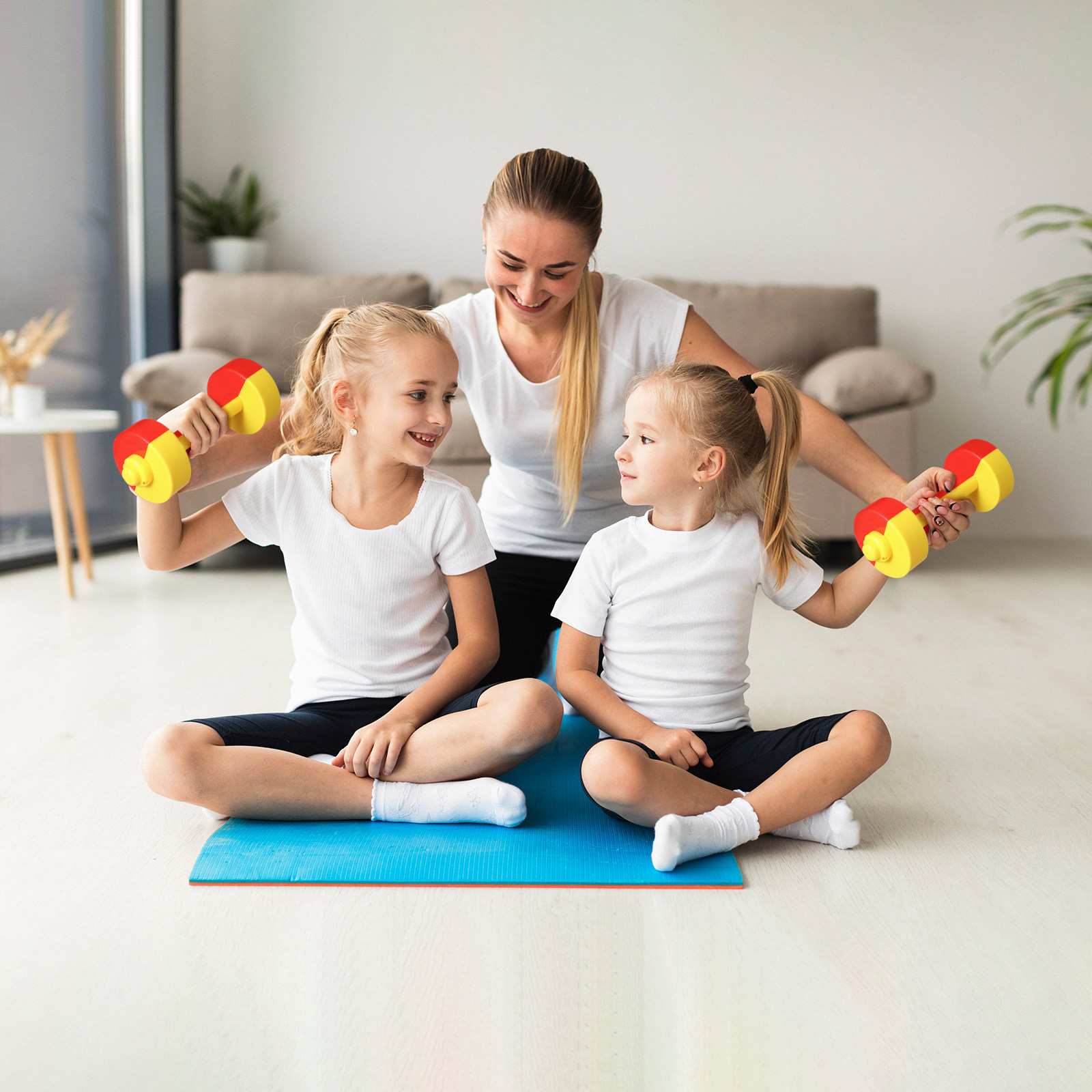 1 Pasang Alat Fitness Anak-ana - Home Gym For Kids ulasan dan harga