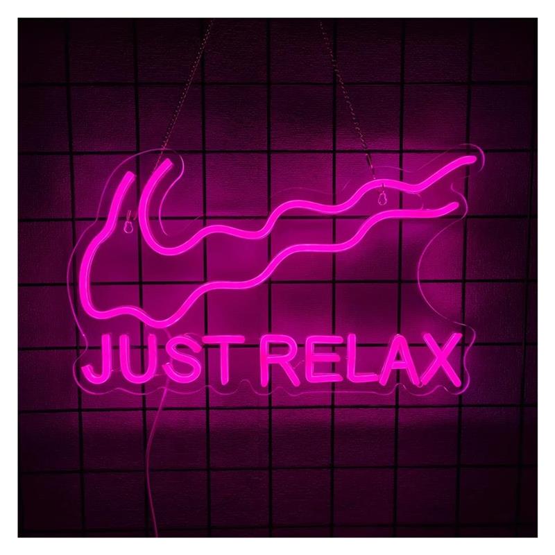 Lampu Neon Just Relax Untuk Yo - Home Gym Yoga Room ulasan dan harga