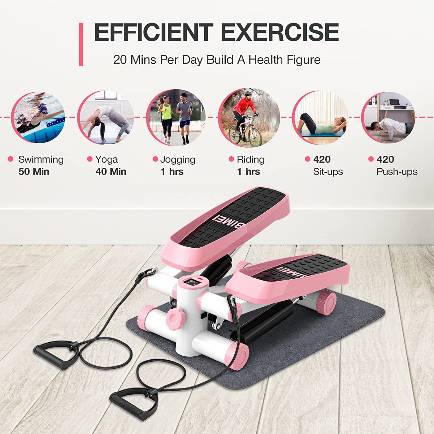 Alat Fitness Mini Portable Hom - Home Gym Resistance Machine ulasan dan harga
