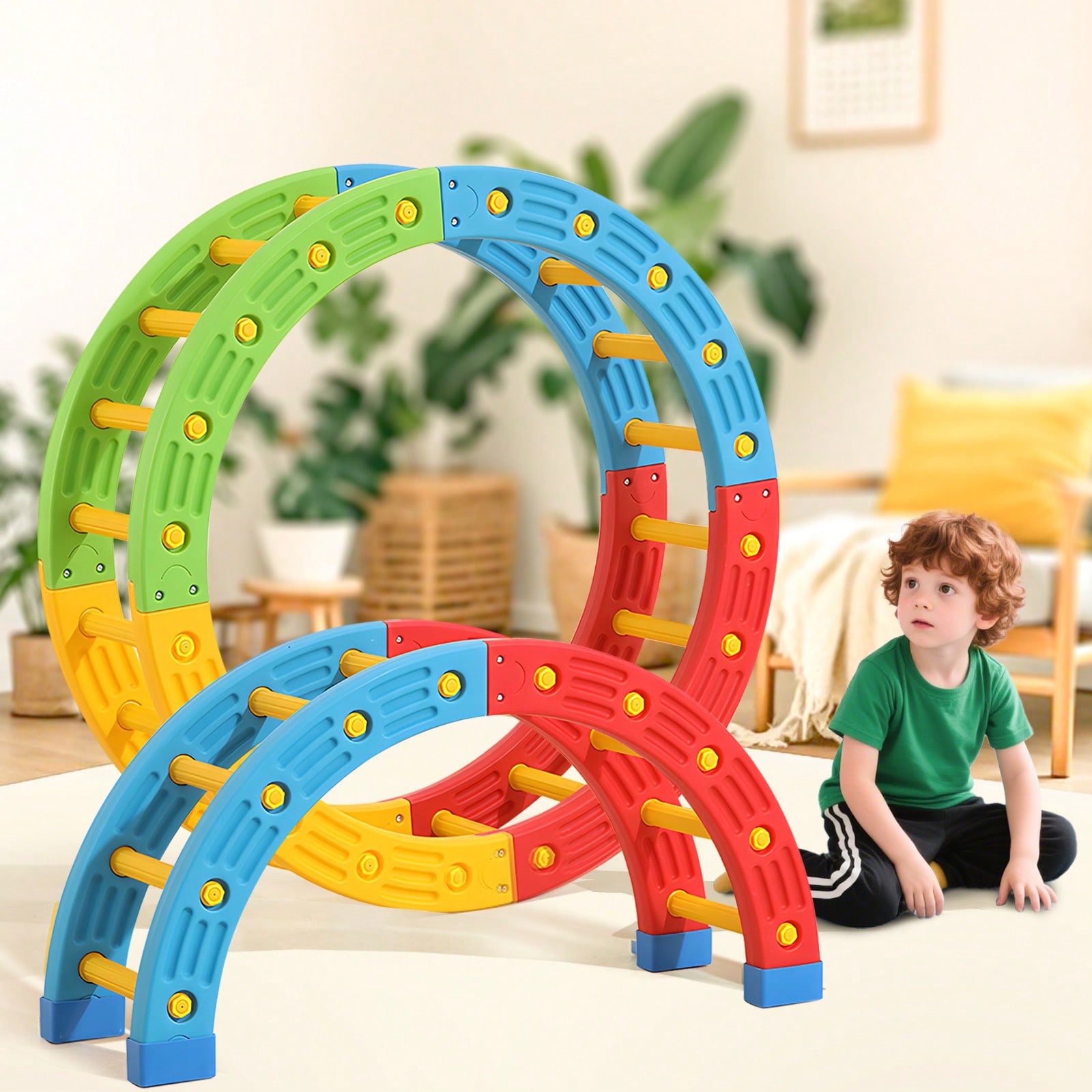 GCCSJ Mainan Panjat Anak 2-In- - Home Gym For Kids ulasan dan harga