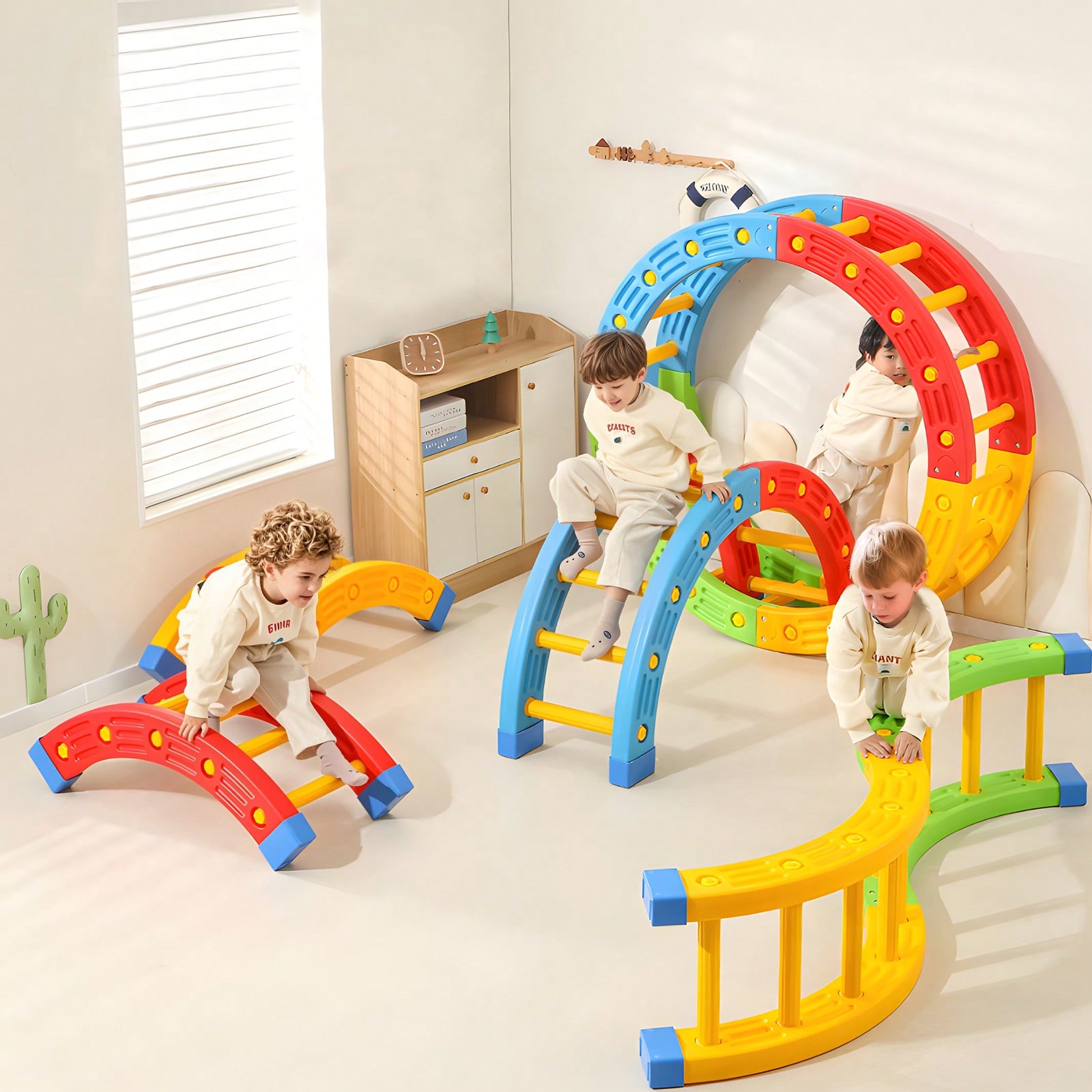 GCCSJ Mainan Panjat Anak 2-In- - Home Gym For Kids ulasan dan harga