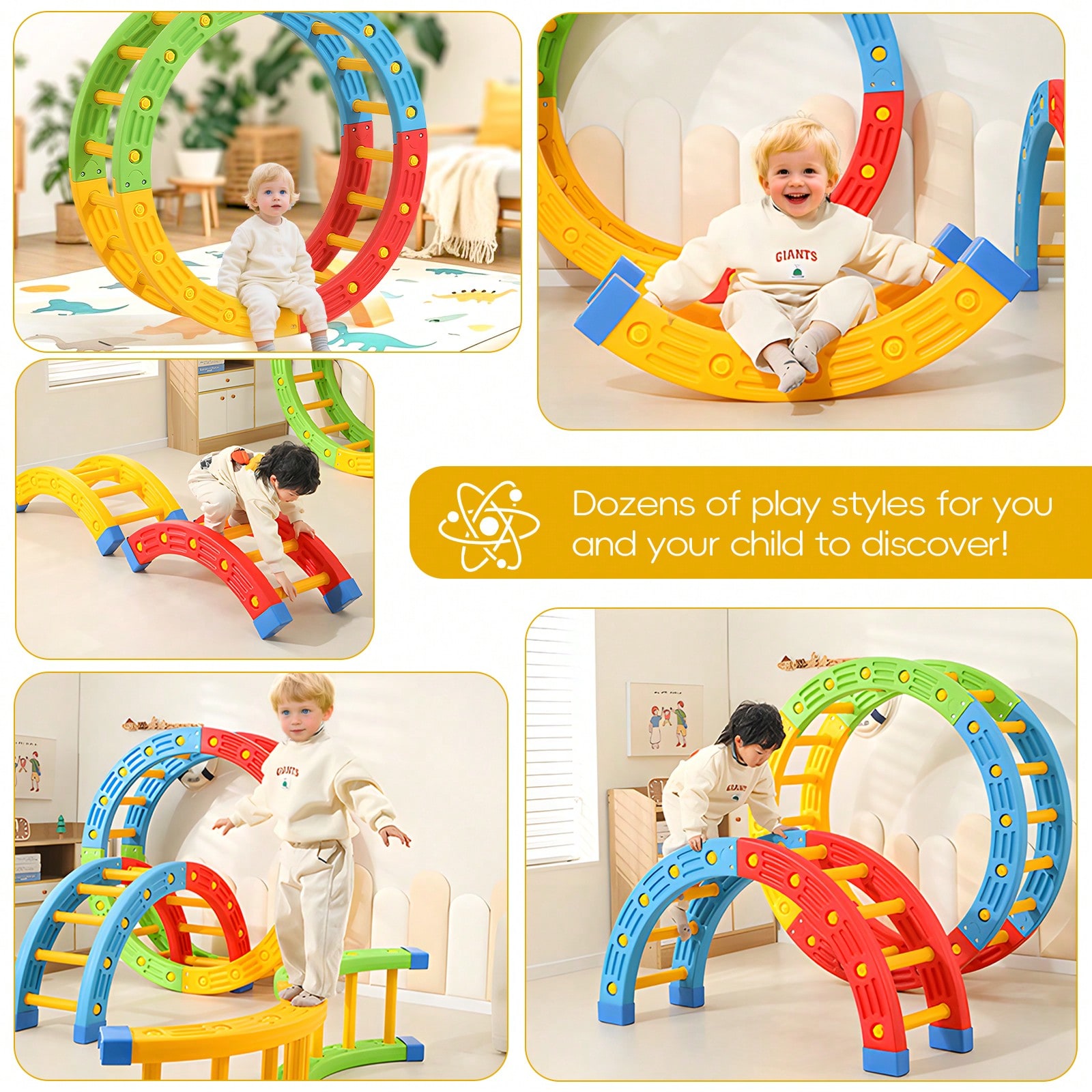 GCCSJ Mainan Panjat Anak 2-In- - Home Gym For Kids ulasan dan harga